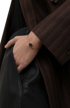 Женский браслет HANKA_IN золотого цвета, арт. KAR-BR-LAB | Фото 2 (Материал: Металл; Нос: Не проставлено; Региональные ограничения белый список (Axapta Mercury): Не проставлено)