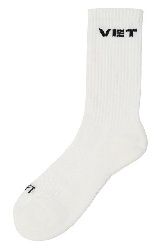 Хлопковые носки VETEMENTS UH76S0250W Белый UH76S0250W