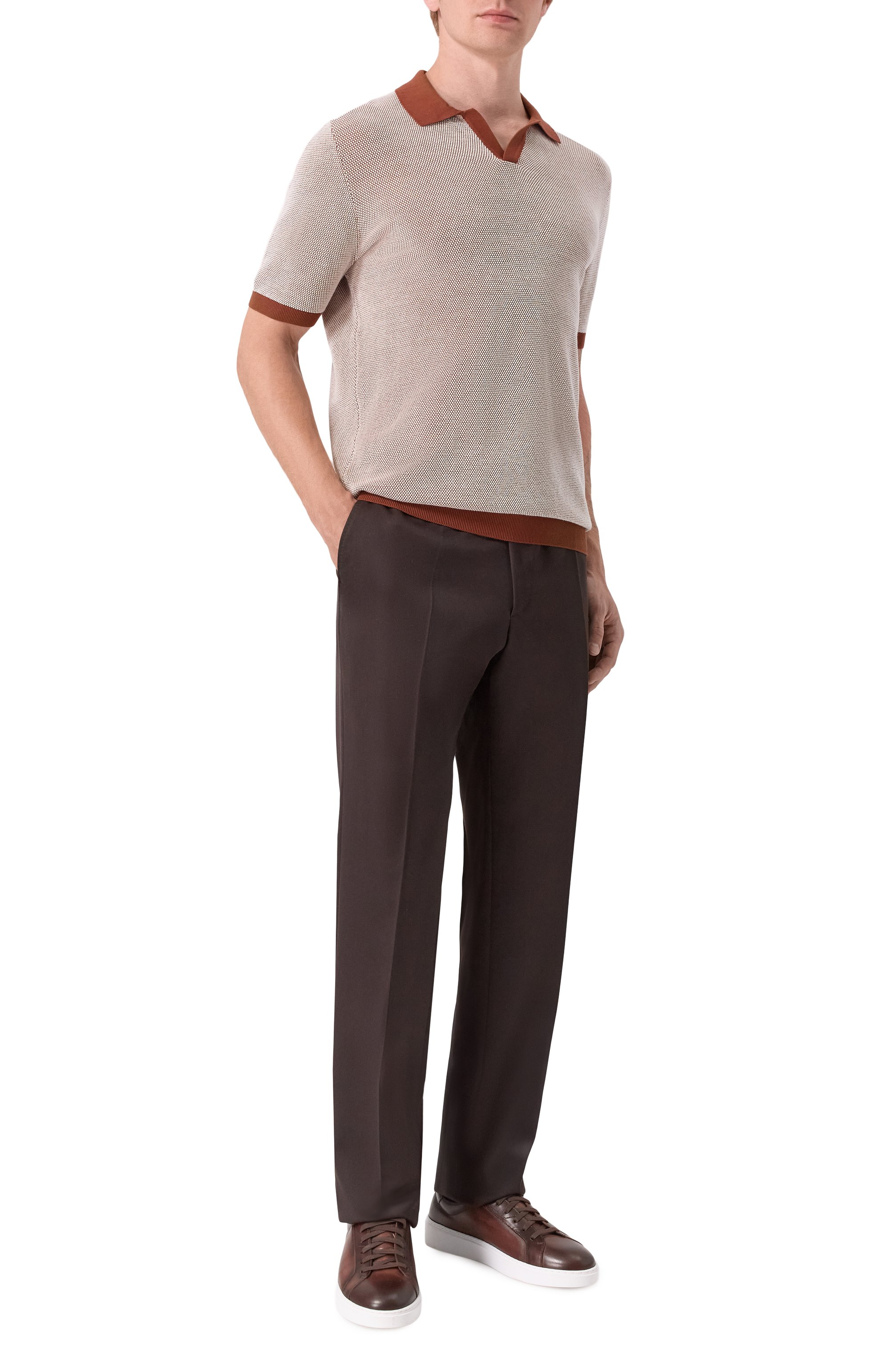 Хлопковое поло GRAN SASSO, арт. 57155/26901, фото 2