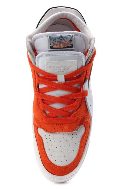 Комбинированные кеды off-court OFF-WHITE, арт. 0WIA181R21LEA0012001, фото 5
