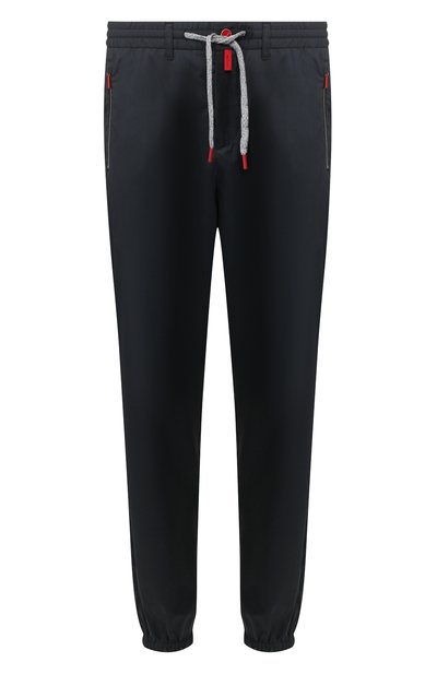 Джоггеры из смеси шерсти и шелка KITON, арт. UFPPZJ07S76, фото 1