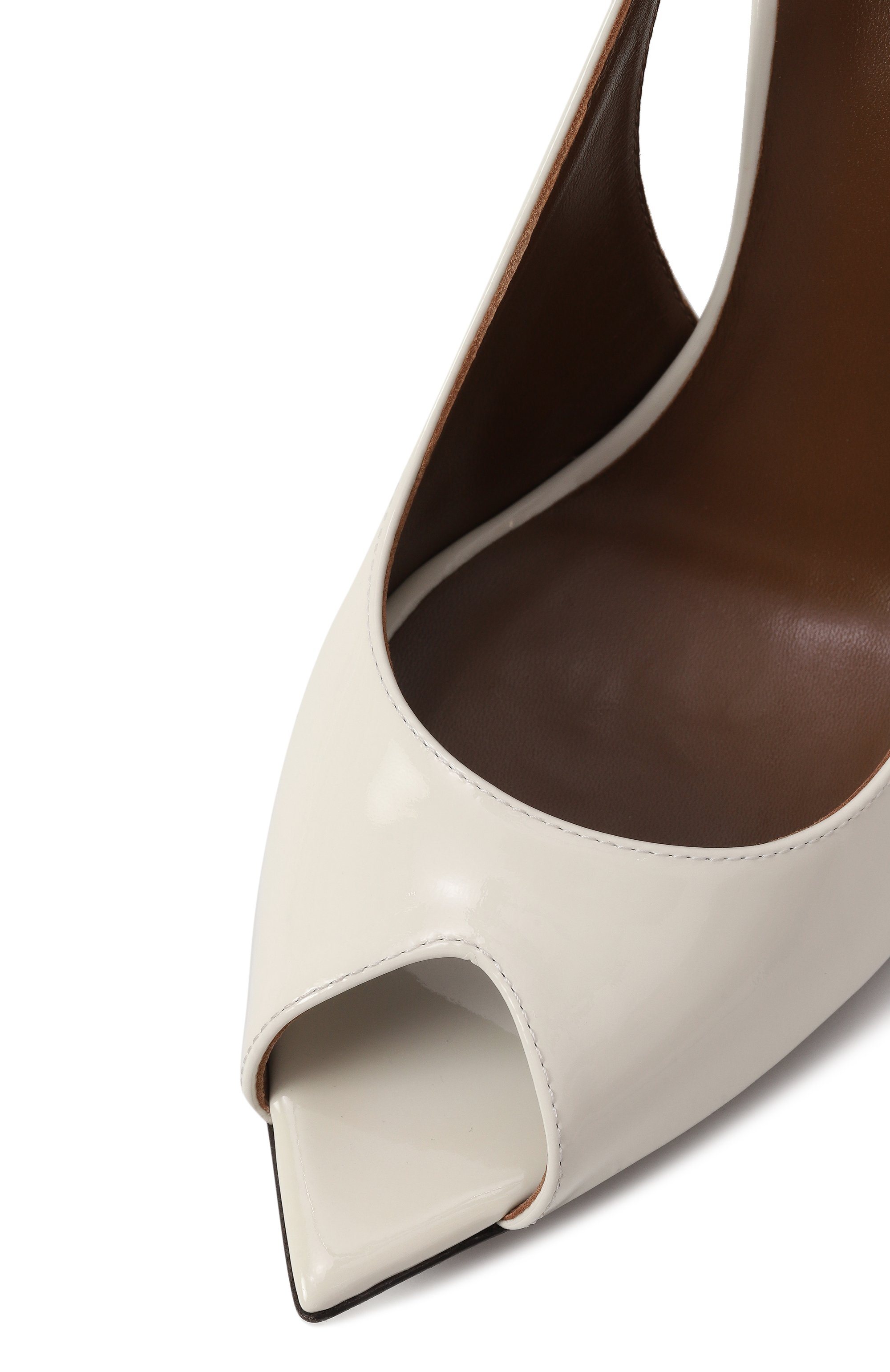 Кожаные туфли intriigo open toe 90 GIUSEPPE ZANOTTI DESIGN кремового цвета по цене 99500 руб., арт. I400013, фото 7 Кожаные туфли intriigo open toe 90 GIUSEPPE ZANOTTI DESIGN, арт. I400013, фото 7