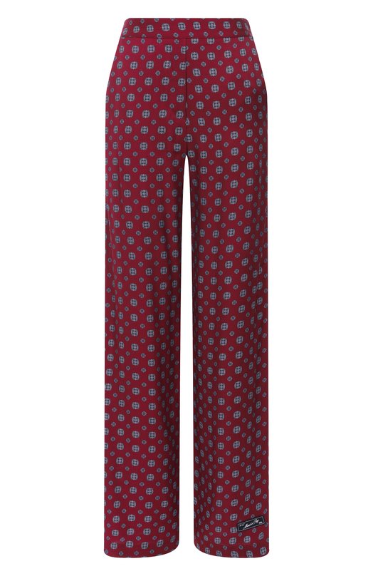 Брюки из вискозы Erika Cavallini P5WT03 Бордовый P5WT03