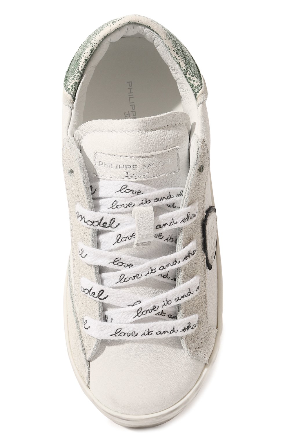 Кожаные кеды PHILIPPE MODEL JUNIOR, арт. 74197/20-27, фото 4