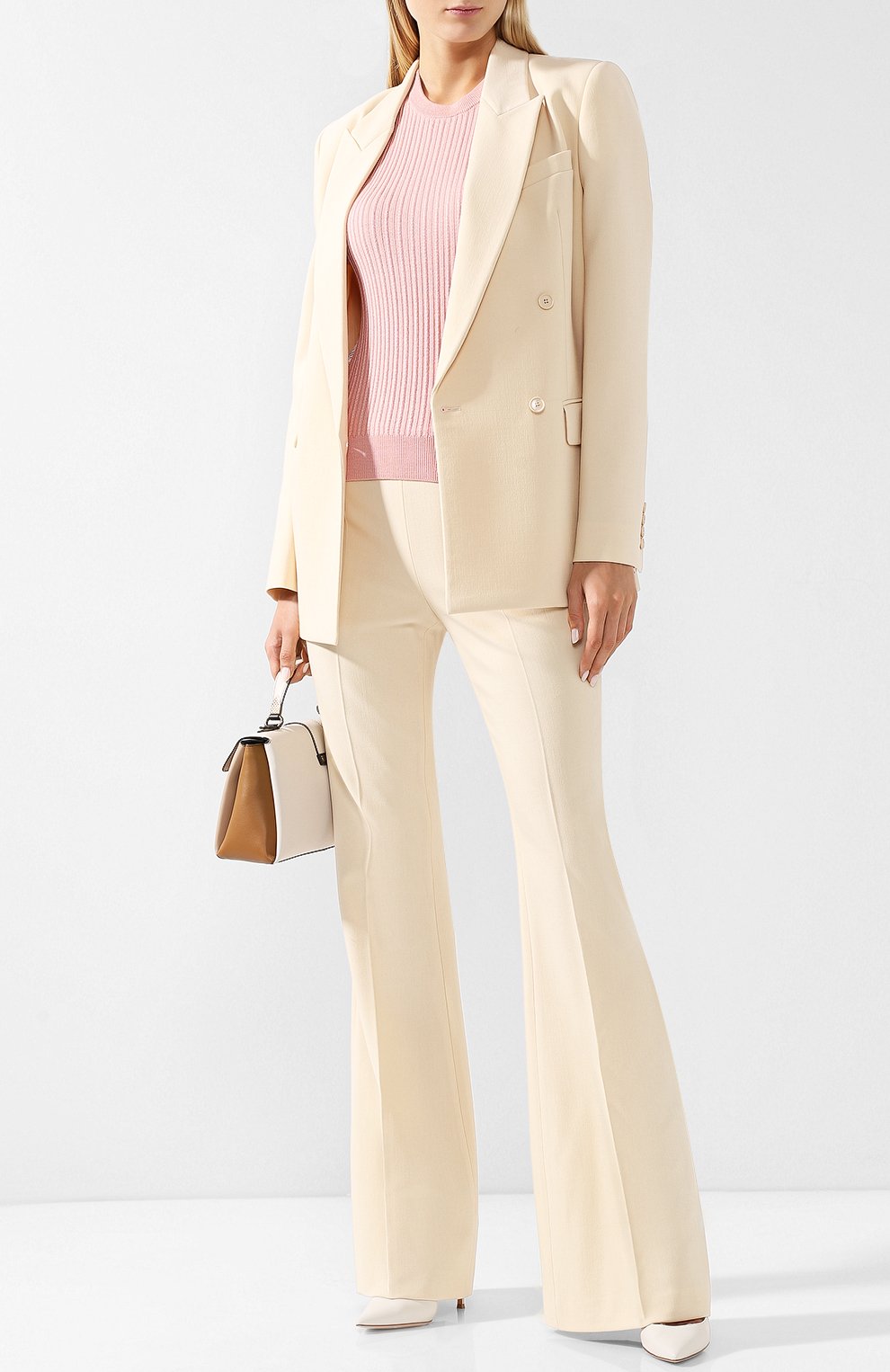 Пуловер из смеси шерсти и шелка с коротким рукавом RALPH LAUREN, арт. 290698960, фото 2