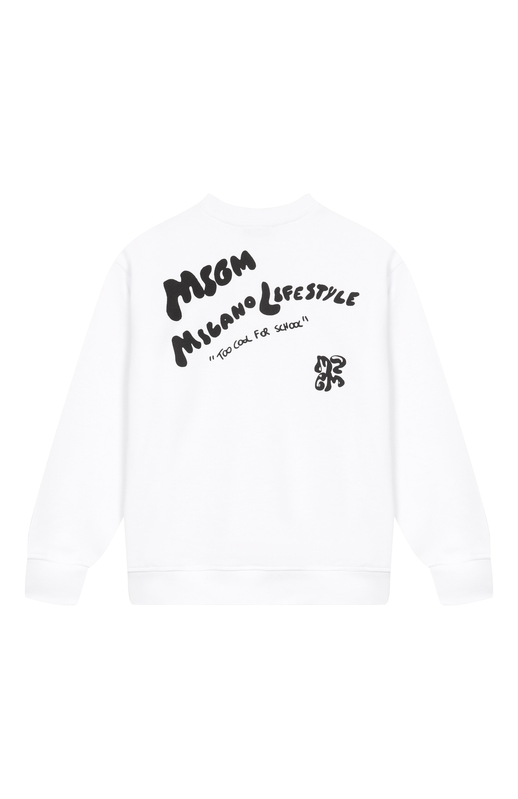 Хлопковый свитшот MSGM KIDS, арт. S6MSJBSW247, фото 2