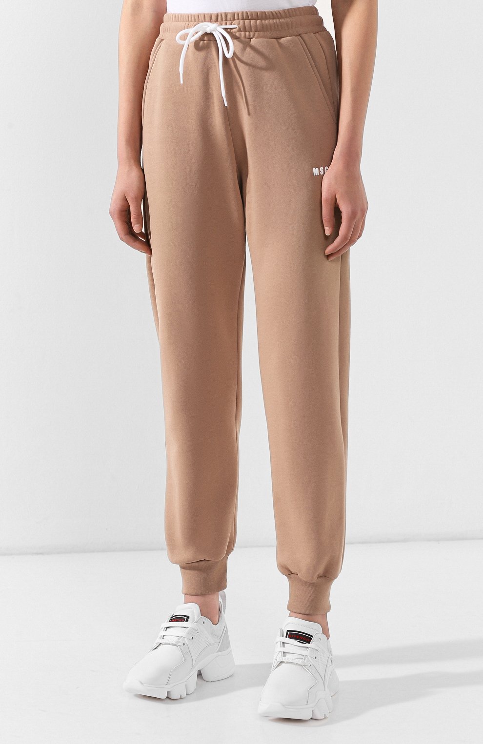 Хлопковые джоггеры MSGM, арт. 2741MDP64 195799, фото 3