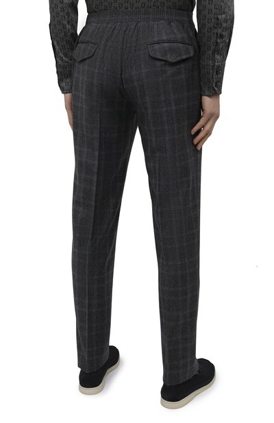 Шерстяные брюки ZILLI, арт. M0U-40-38P-D6506/0001, фото 4