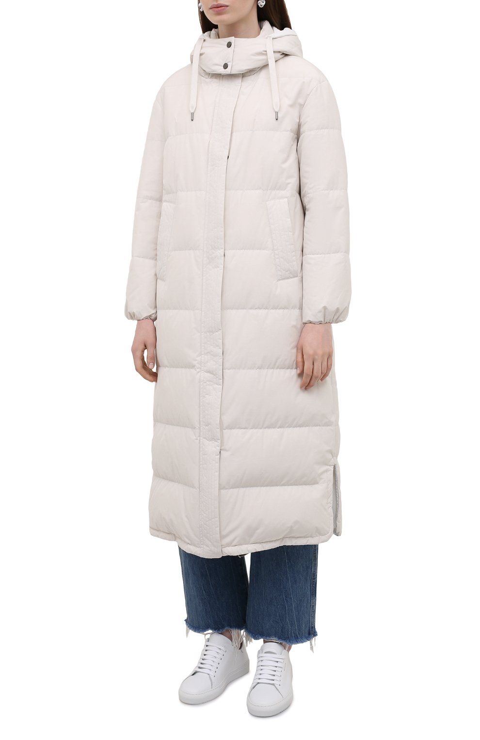 Пуховик BRUNELLO CUCINELLI кремового цвета по цене 562500 руб., арт. MB5749588, фото 3 Пуховик BRUNELLO CUCINELLI, арт. MB5749588, фото 3