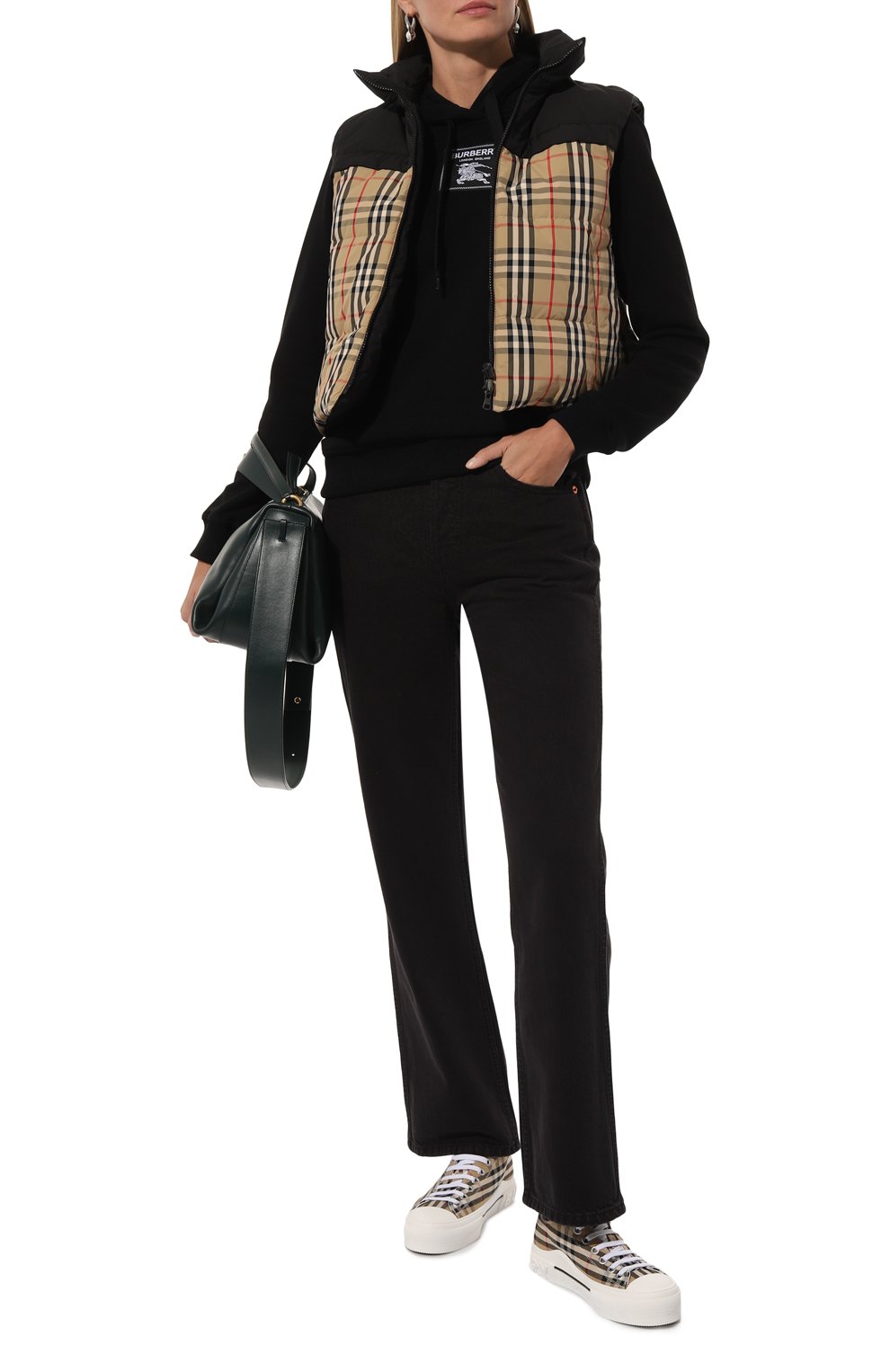 Хлопковое худи BURBERRY, арт. 8063475, фото 2