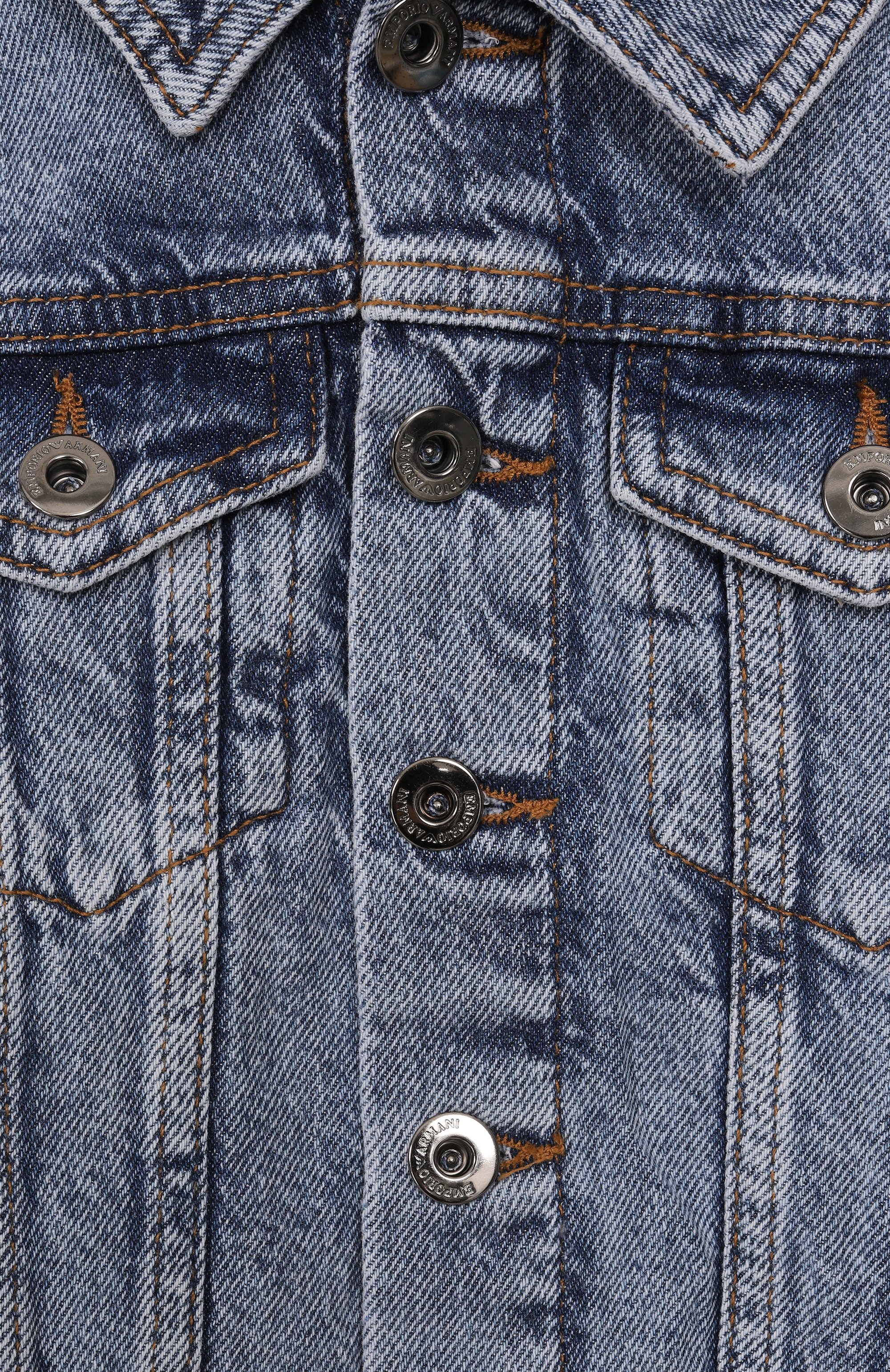 Куртка из хлопка и лиоцелла EMPORIO ARMANI, арт. EB000055/AF13299, фото 3