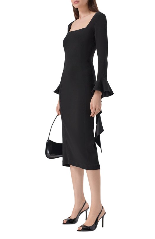 Платье из вискозы Pinko 105736/A2Q2 Чёрный  105736/A2Q2 Фото 2