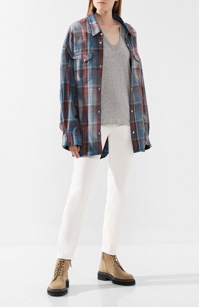 Хлопковая футболка RAG AND BONE, арт. W272C34CH, фото 2