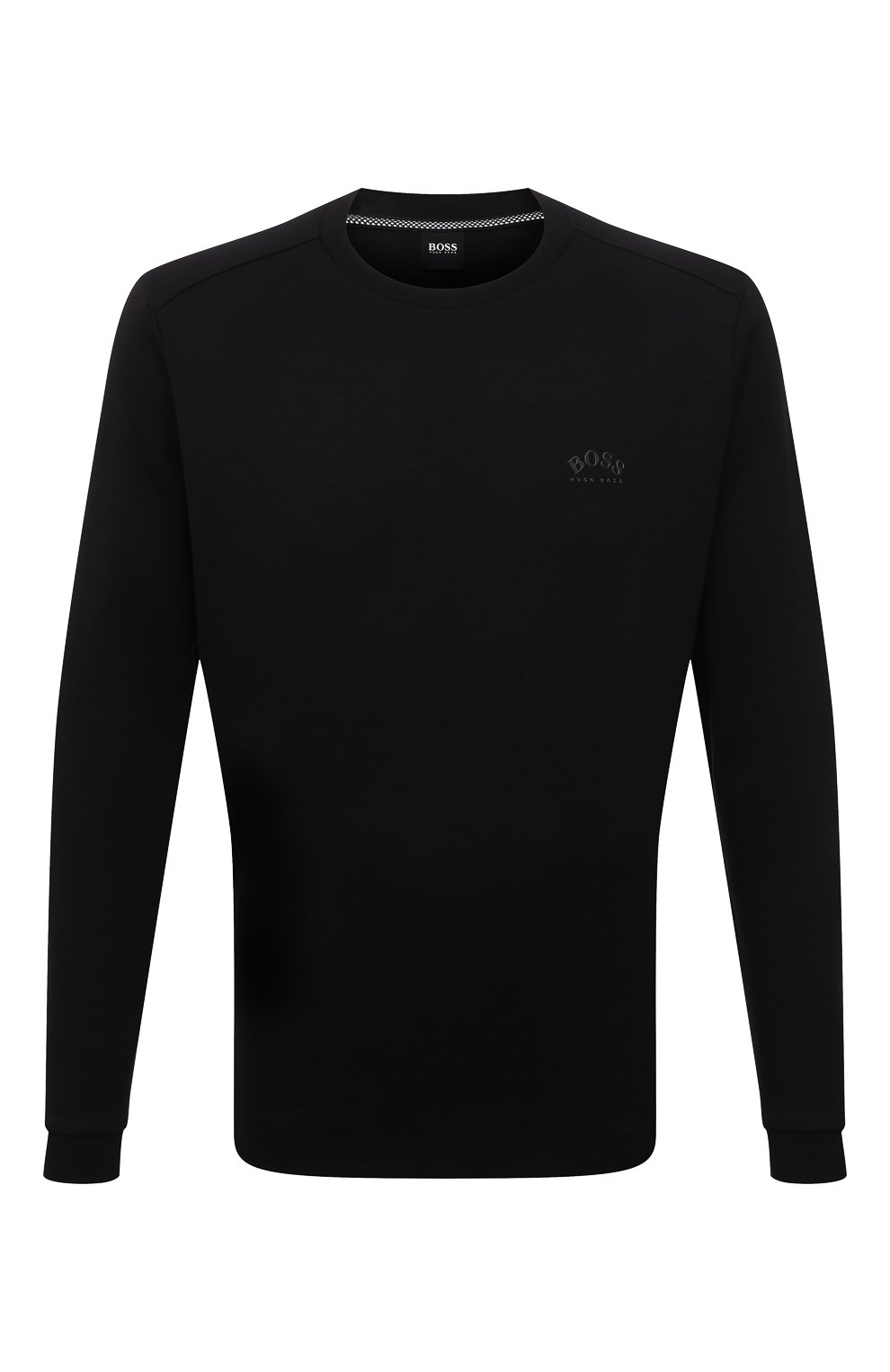 Хлопковый свитшот BOSS черного цвета по цене 14850 руб., арт. 50455074, фото 1 Хлопковый свитшот BOSS, арт. 50455074, фото 1