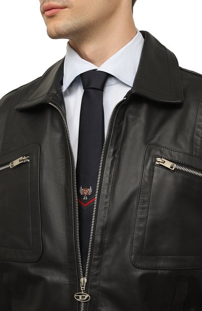 Шелковый галстук GUCCI, арт. 473149 4E002, фото 2