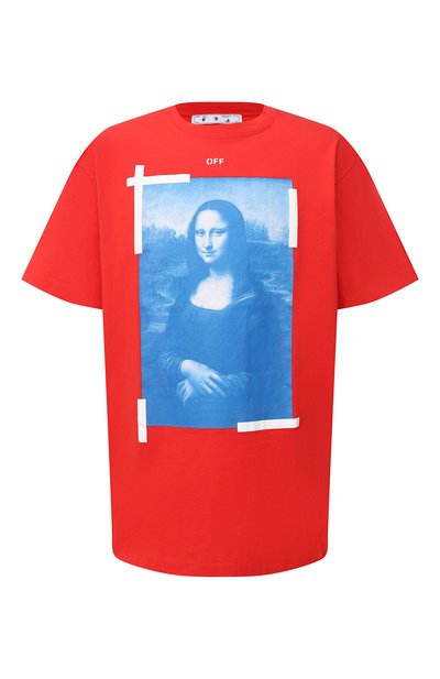 Хлопковая футболка OFF-WHITE, арт. 0MAA038R21JER001, фото 1