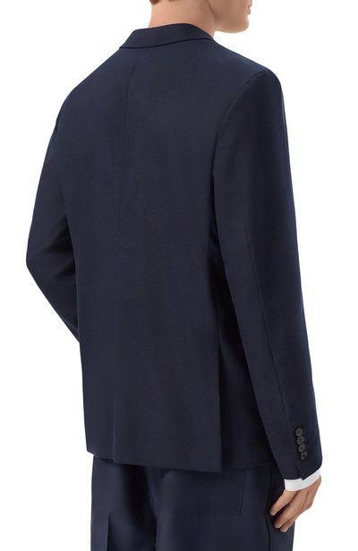 Шерстяной пиджак JIL SANDER темно-синего цвета по цене 456000 руб., арт. J22BN0291/J40333, фото 4 Шерстяной пиджак JIL SANDER, арт. J22BN0291/J40333, фото 4