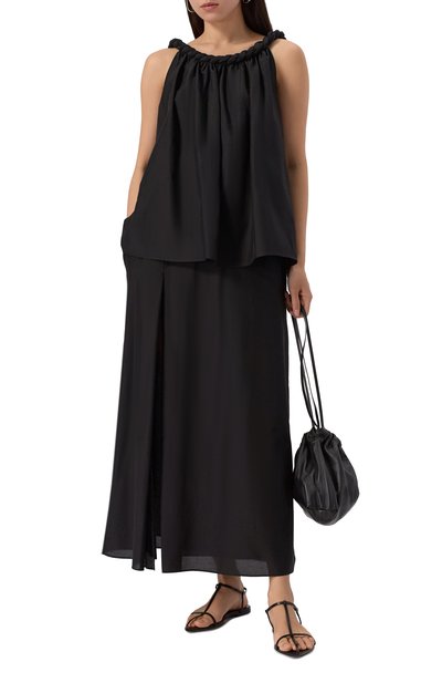 Топ из хлопка и шелка LOULOU DE SAISON, арт. GARIN0, фото 2