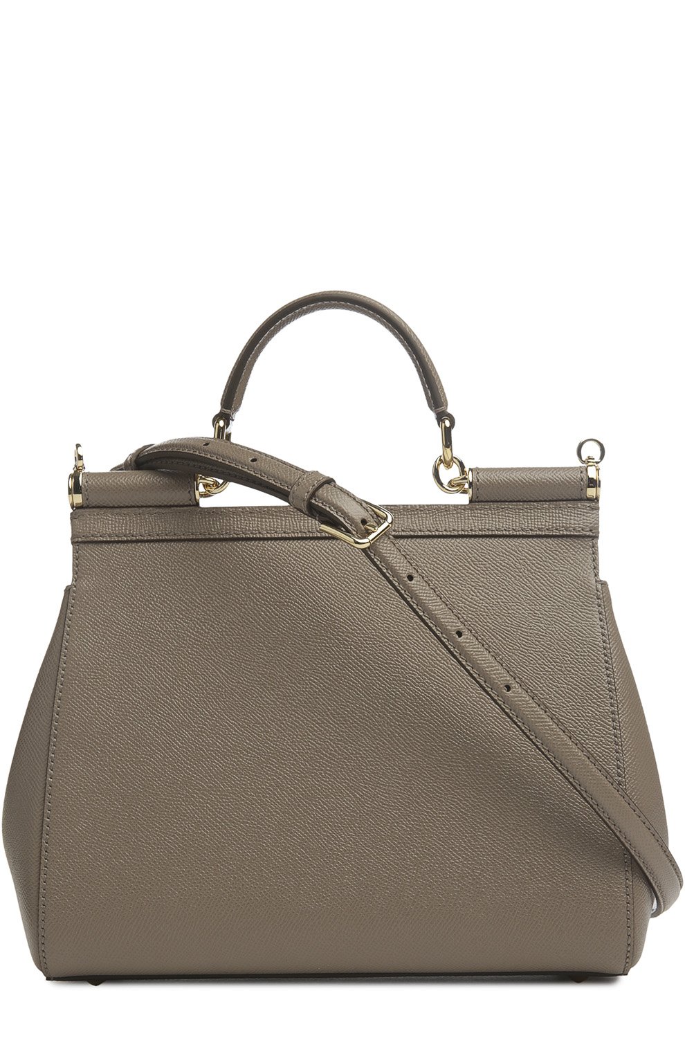 Сумка sicily medium DOLCE & GABBANA светло-серого цвета по цене 192500 руб., арт. 0116/BB6002/A1001, фото 2 Сумка sicily medium DOLCE & GABBANA, арт. 0116/BB6002/A1001, фото 2