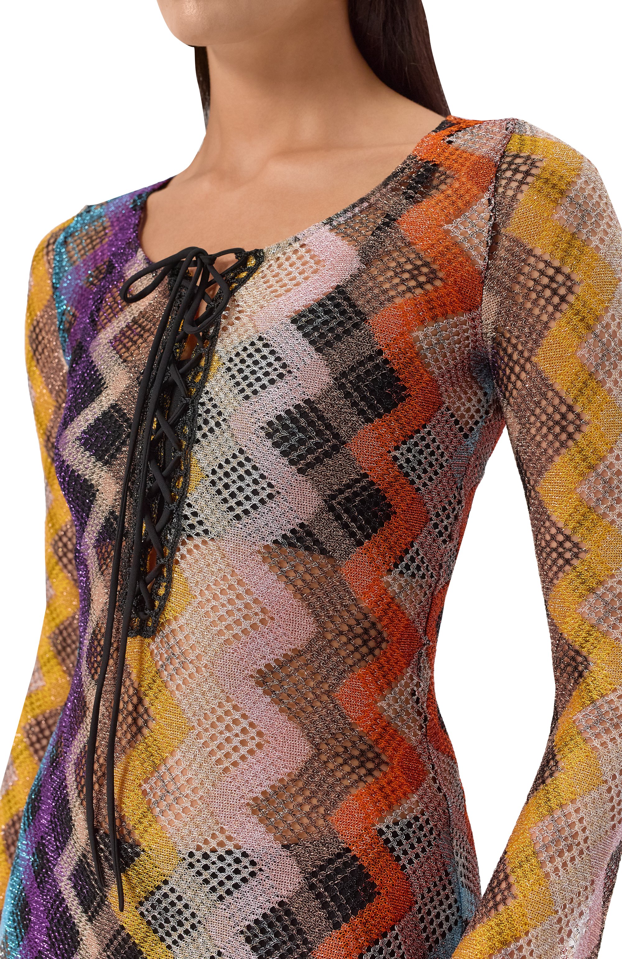 Платье из вискозы MISSONI, арт. MS25SQ2G/BR012S, фото 5