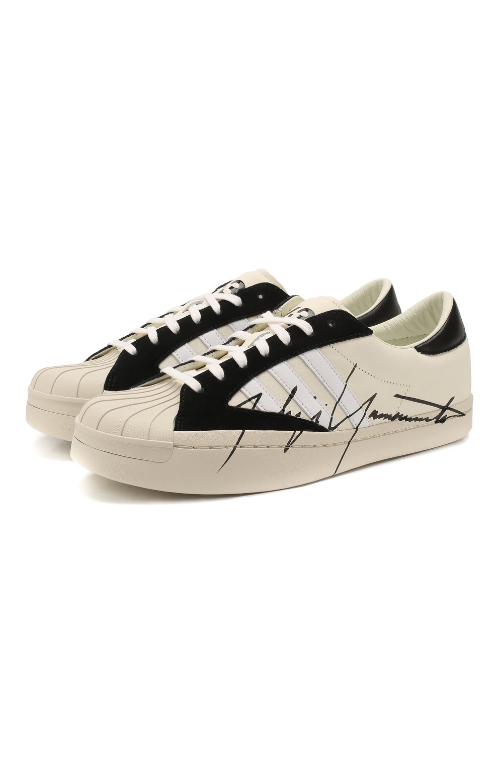 Комбинированные кеды yohji star Y-3, арт. EH2267/M, фото 1