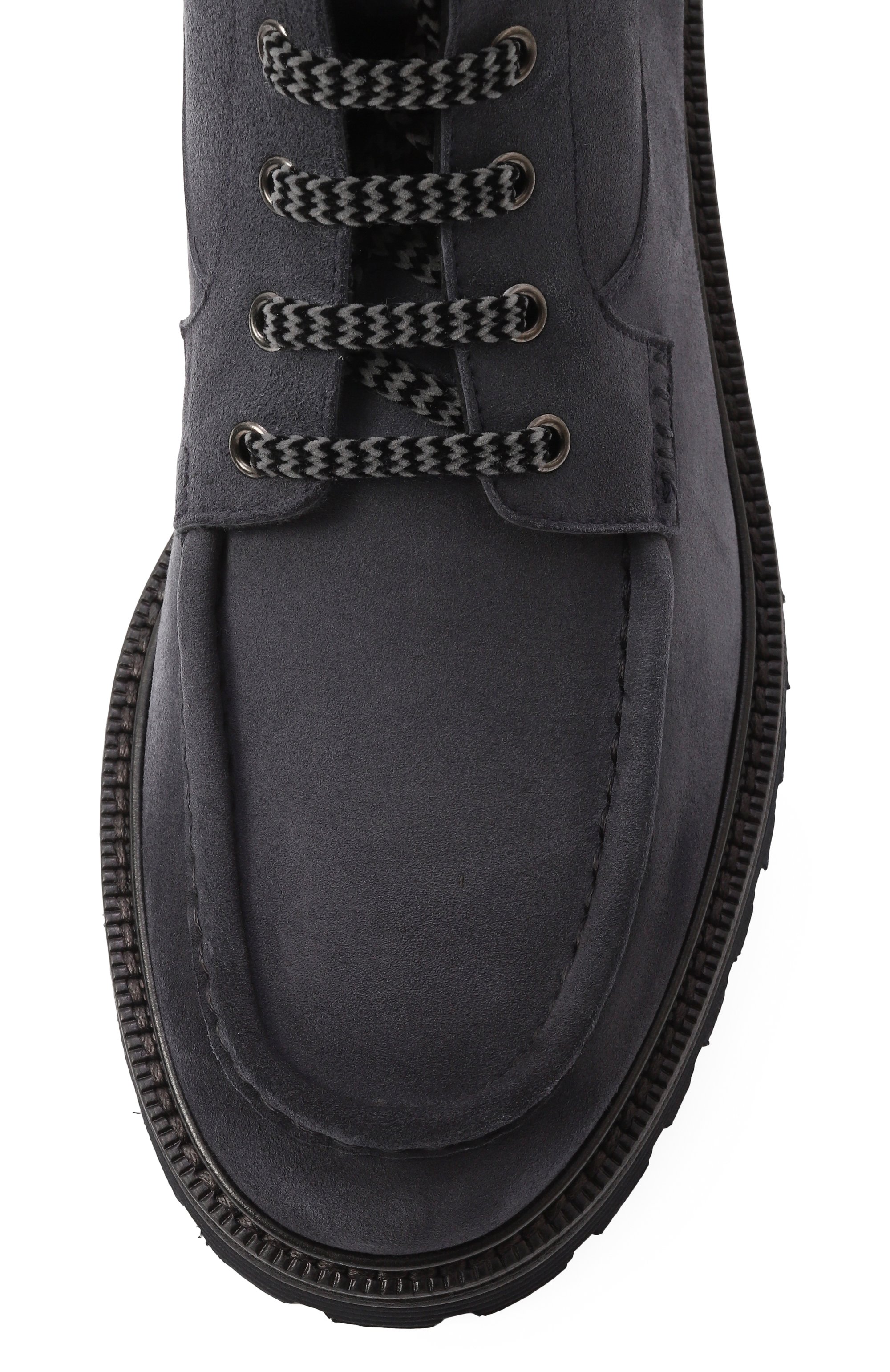 Замшевые ботинки ZILLI темно-серого цвета по цене 228000 руб., арт. H0134AM1100VSTM01, фото 6 Замшевые ботинки ZILLI, арт. H0134AM1100VSTM01, фото 6