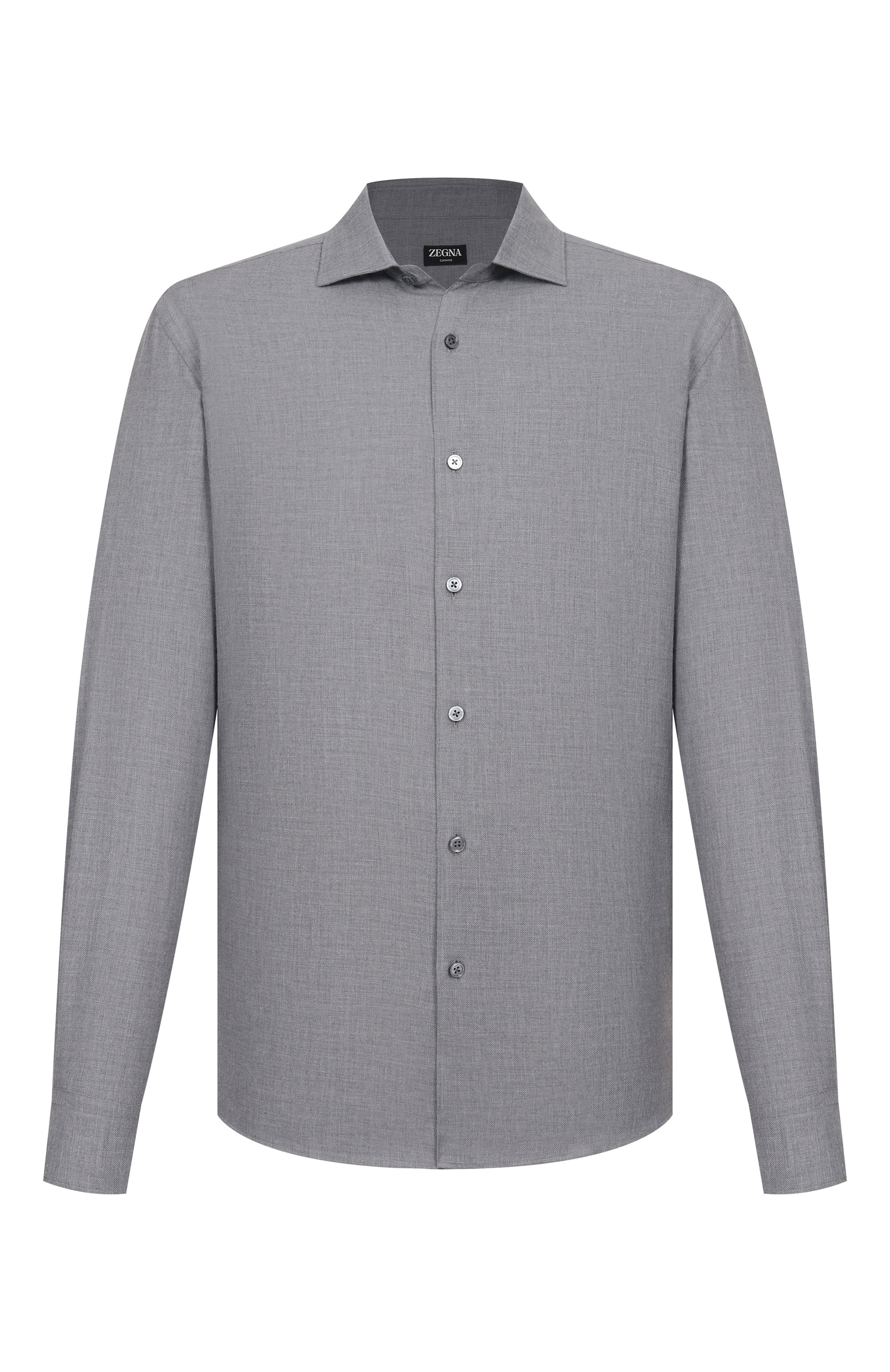 Рубашка из хлопка и кашемира ZEGNA, арт. SRF5/RE8X44A6, фото 1