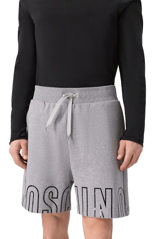 Хлопковые шорты Moschino A6811/4319 Серый  A6811/4319 Фото 3
