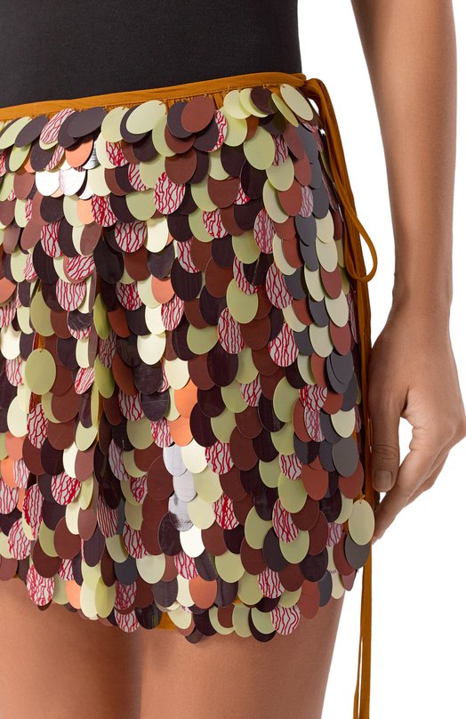 Юбка из вискозы Dries Van Noten 010602-2317-701 Разноцветный  010602-2317-701 Фото 5