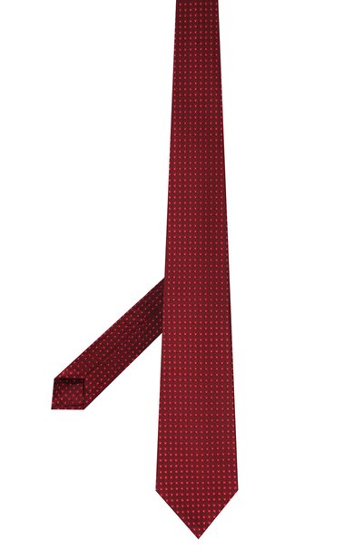 Шелковый галстук KITON бордового цвета по цене 29350 руб., арт. UCRVKLC03H02, фото 3 Шелковый галстук KITON, арт. UCRVKLC03H02, фото 3