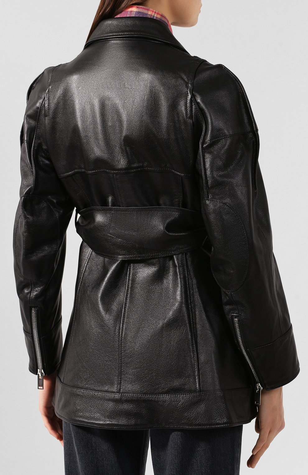 Кожаная куртка AKIRA NAKA, арт. AP1922-BK, фото 4