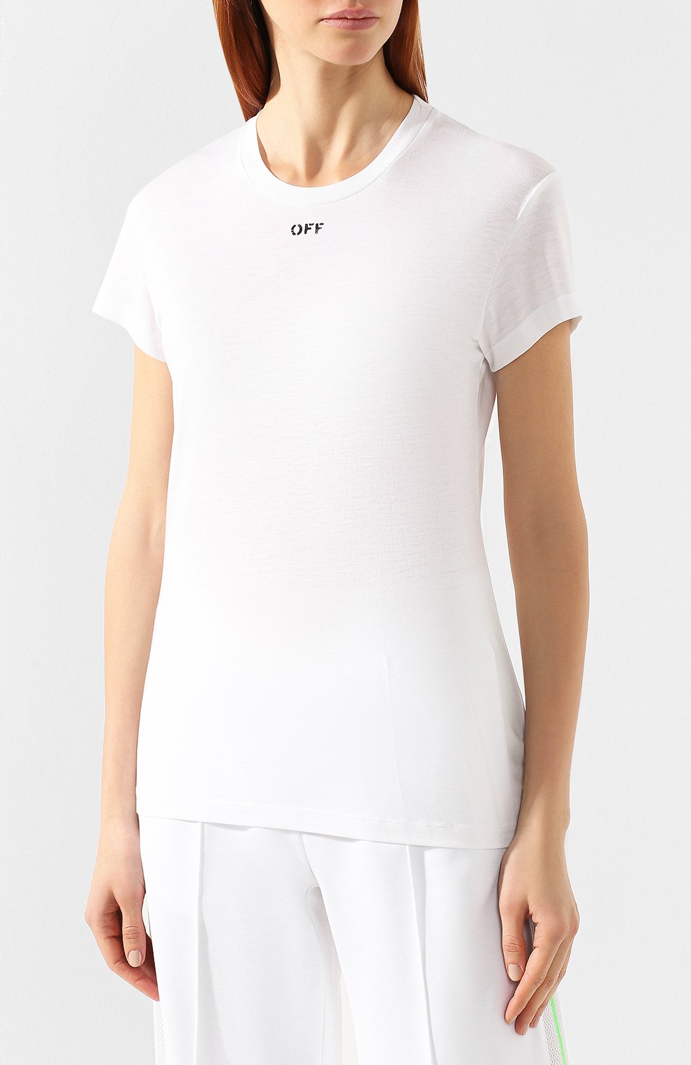 Футболка с логотипом бренда OFF-WHITE, арт. 0WAA040R19B980530110, фото 3
