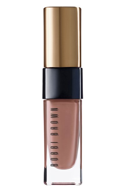 Женская жидкая помада для губ luxe high shine, оттенок barely nude BOBBI BROWN, арт. EKHY-02