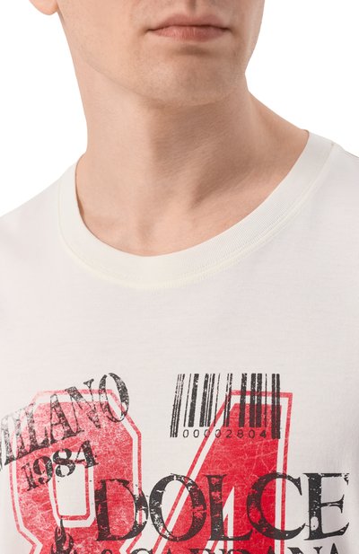 Хлопковая футболка DOLCE & GABBANA, арт. G8PN9T/G7PQB, фото 5