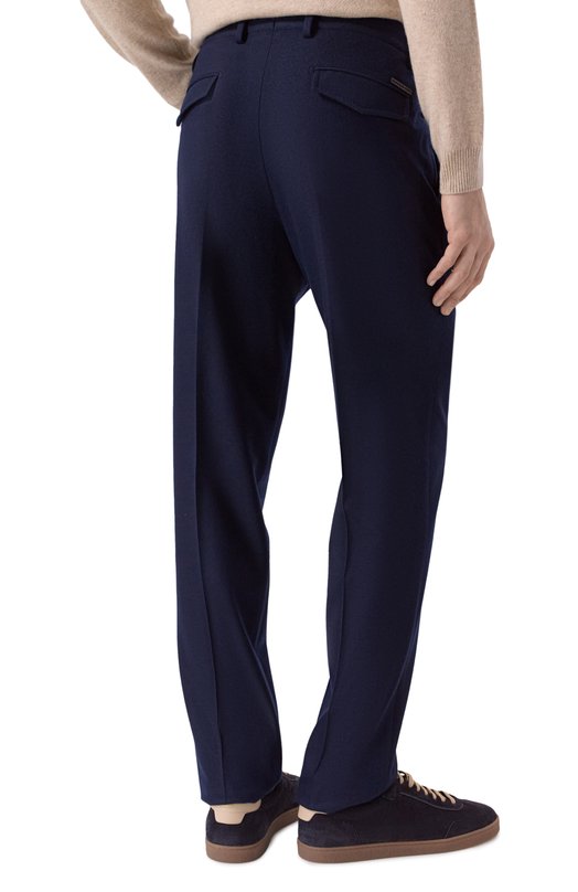 Шерстяные брюки Stefano Ricci M1T5300011/W0036R Синий  M1T5300011/W0036R Фото 4