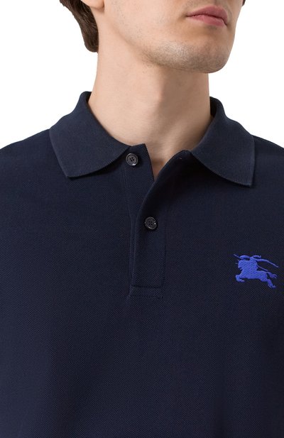 Хлопковое поло BURBERRY, арт. 8107450, фото 5