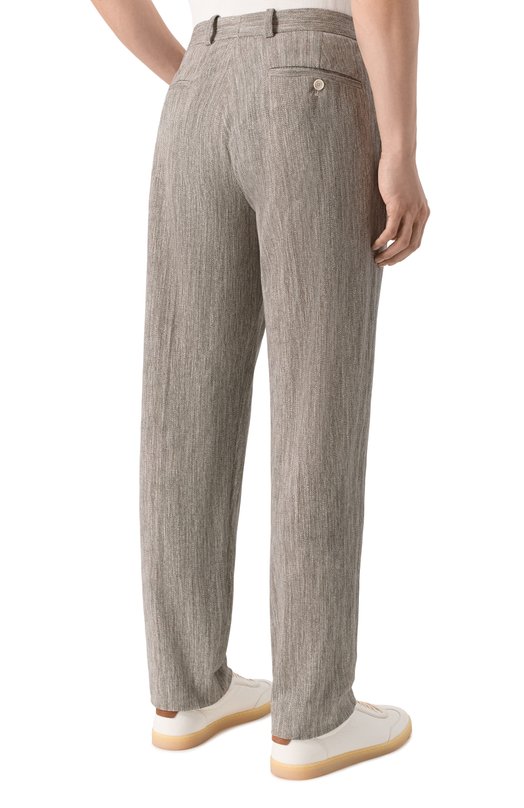 Хлопковые брюки Circolo 1901 CN5255 Бежевый  CN5255 Фото 4