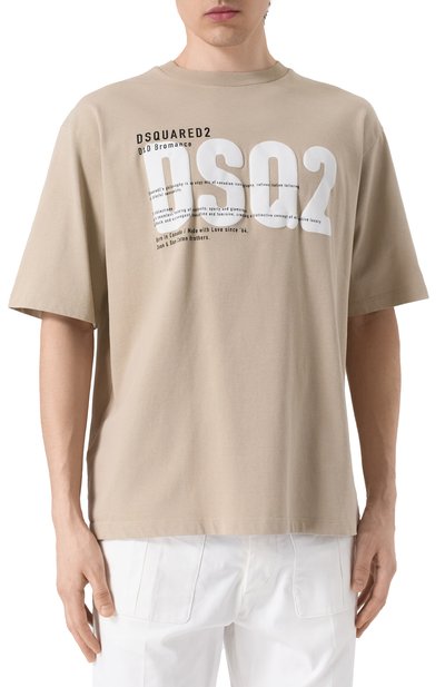 Хлопковая футболка DSQUARED2, арт. S74GD1412/D20033, фото 3