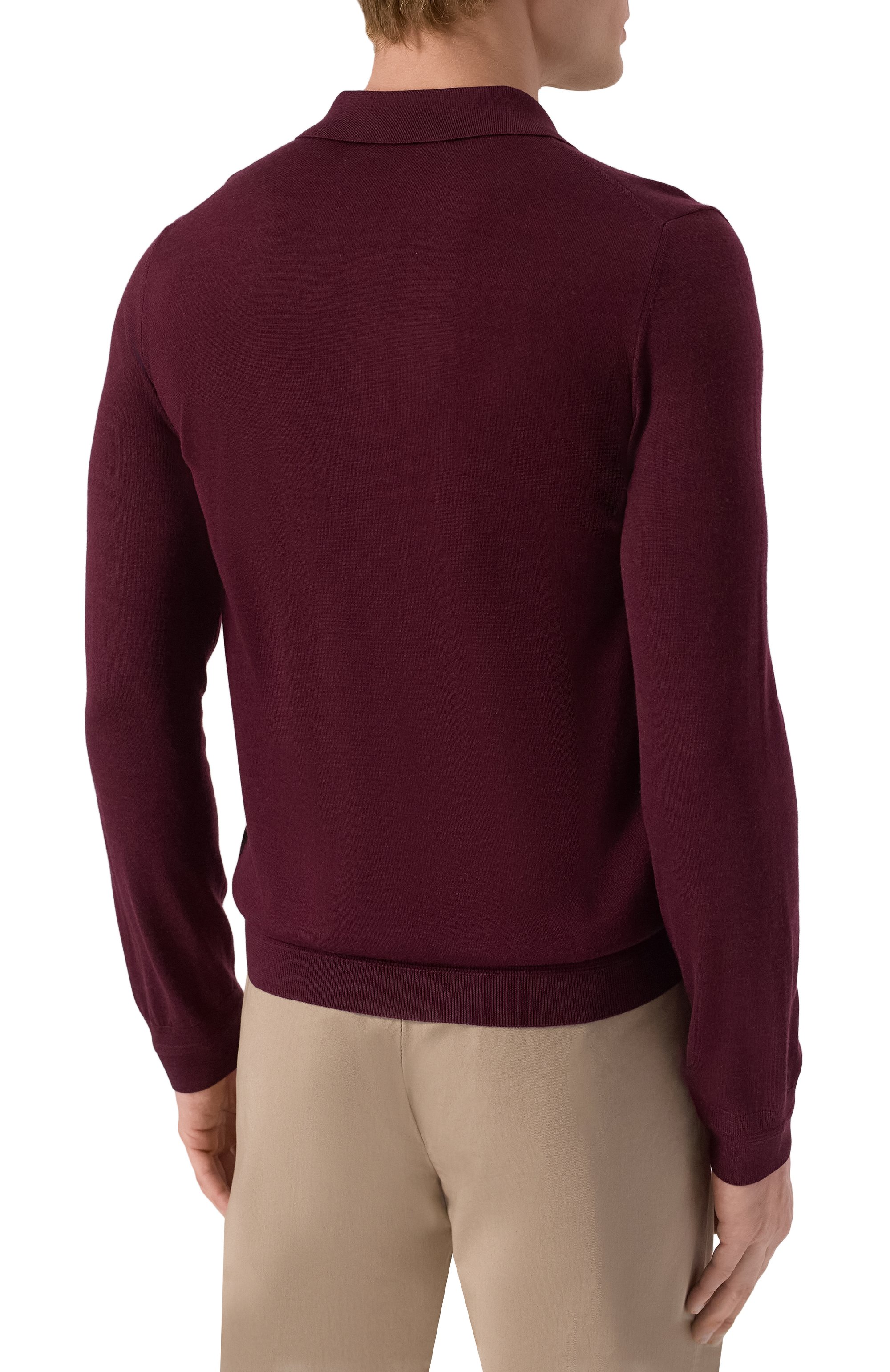 Поло из шерсти и шелка ZILLI, арт. KZP001M0230VLSB00, фото 4