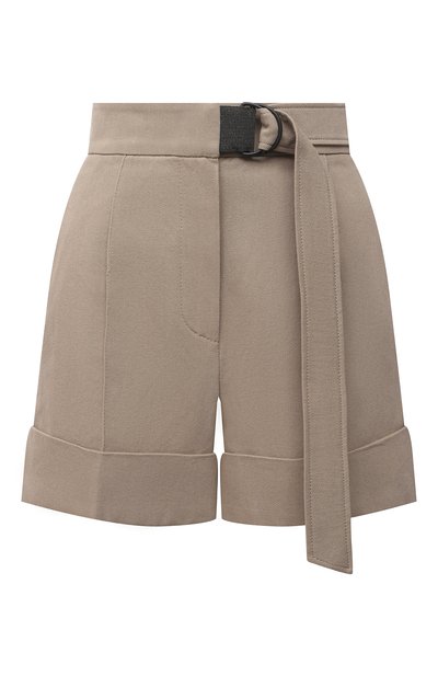 Женские хлопковые шорты BRUNELLO CUCINELLI, арт. MH175P7234