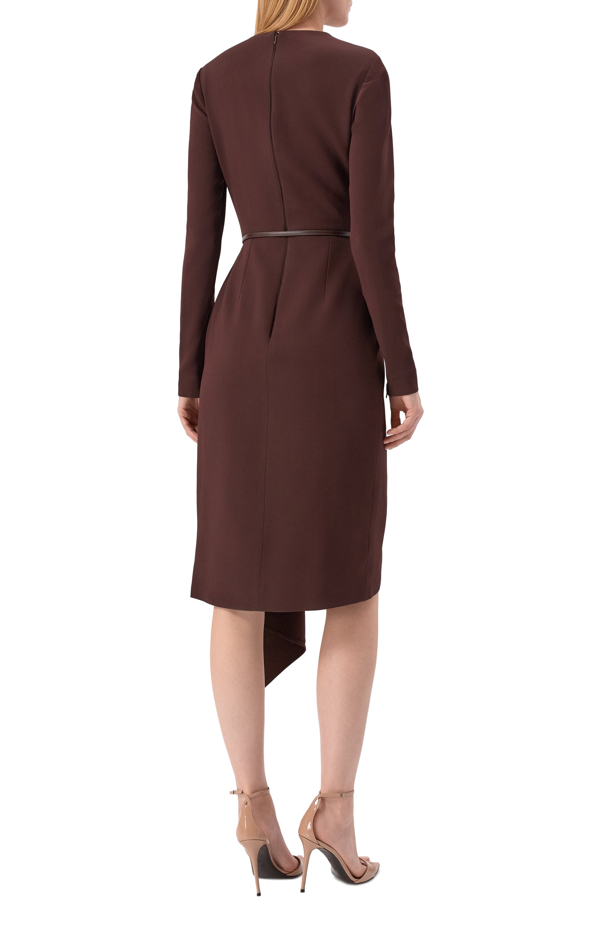 Платье из вискозы и шелка ELIE SAAB, арт. D0960NF25/CD023, фото 3