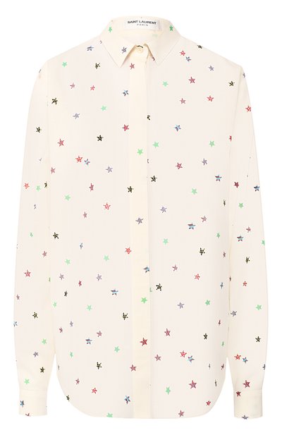 Женская шерстяная блузка SAINT LAURENT, арт. 512192/Y395U