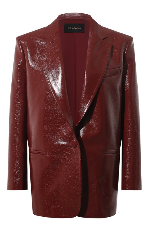 Жакет из экокожи The Andamane T163002A/TNP226 Бордовый T163002A/TNP226
