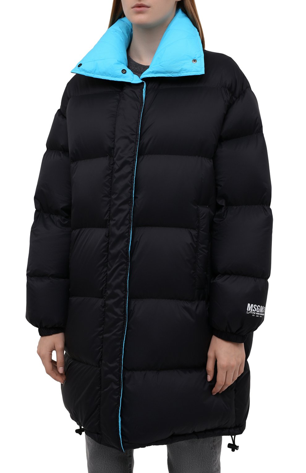 Пуховик MSGM черного цвета по цене 76850 руб., арт. 3141MDH06X 217702, фото 3 Пуховик MSGM, арт. 3141MDH06X 217702, фото 3
