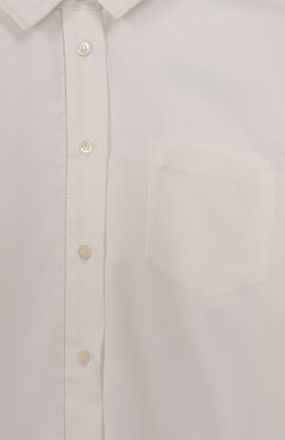 Рубашка из лиоцелла ELEVENTY белого цвета по цене 19500 руб., арт. EX5A20/Z3324/10-16, фото 3 Рубашка из лиоцелла ELEVENTY, арт. EX5A20/Z3324/10-16, фото 3