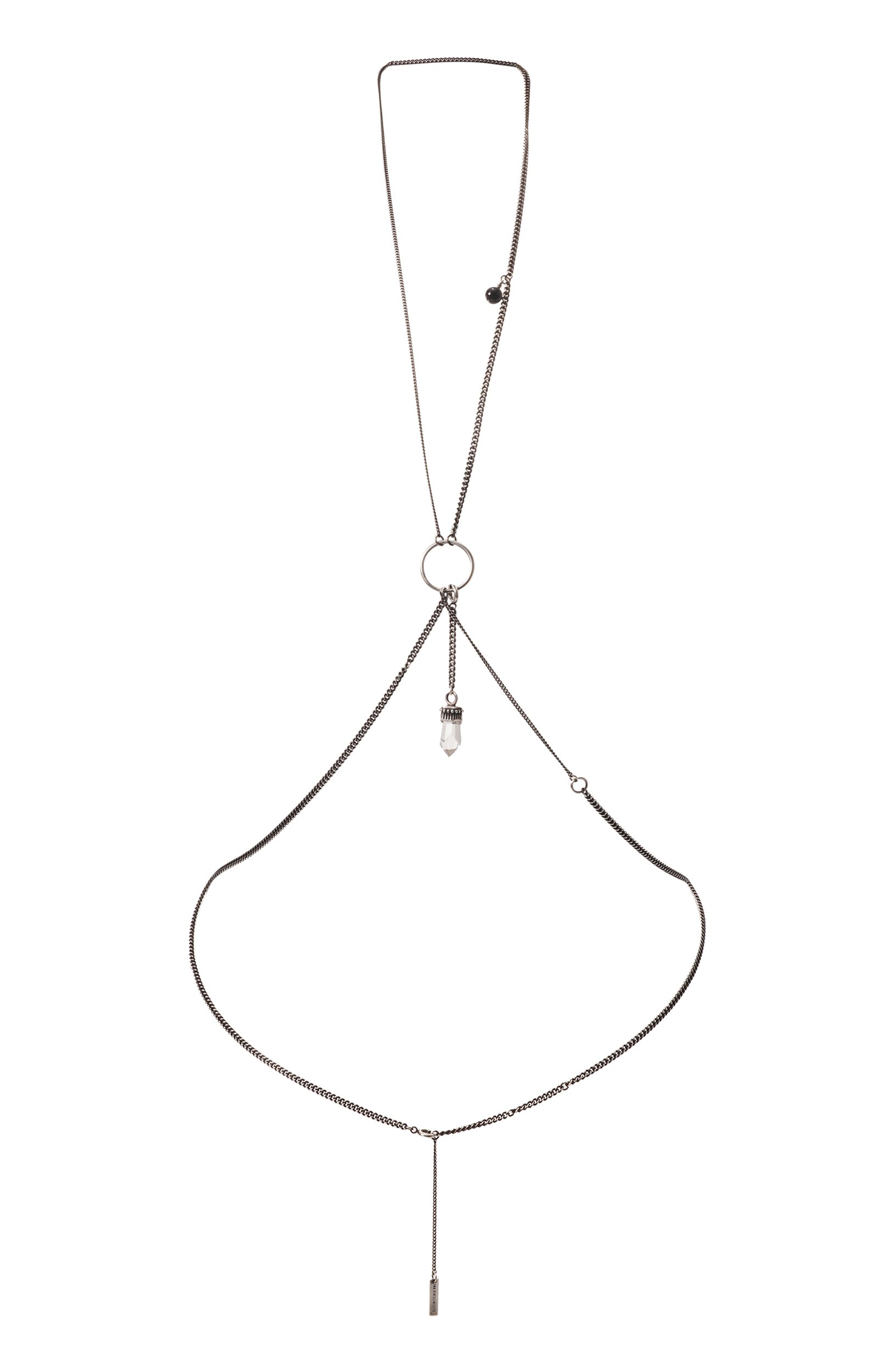 Колье ANN DEMEULEMEESTER серебряного цвета по цене 166000 руб., арт. B0014298/0T018, фото 1 Колье ANN DEMEULEMEESTER, арт. B0014298/0T018, фото 1