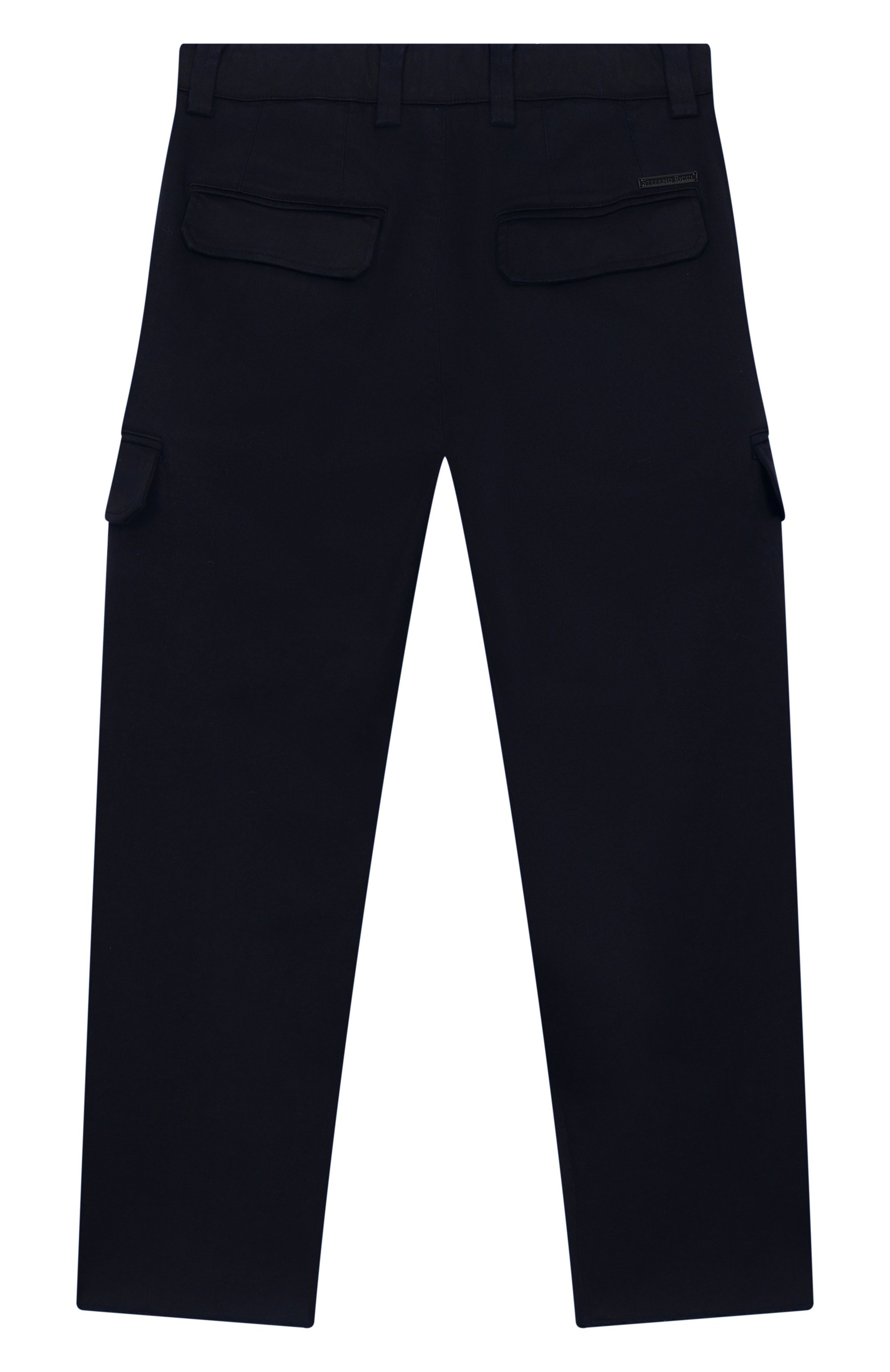 Брюки-карго из хлопка и лиоцелла STEFANO RICCI JUNIOR темно-синего цвета по цене 79950 руб., арт. Y1T5400260/CTL01T, фото 2 Брюки-карго из хлопка и лиоцелла STEFANO RICCI JUNIOR, арт. Y1T5400260/CTL01T, фото 2