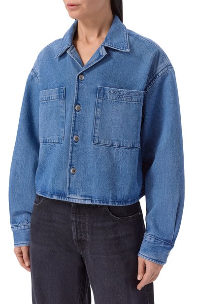 Джинсовая рубашка ALEXANDER WANG, арт. 4DC1261976, фото 3