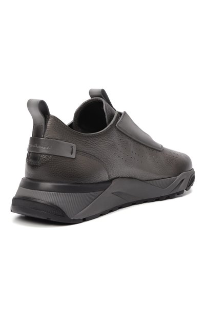 Кожаные кроссовки innova SANTONI, арт. MBIG21694ANENDYE, фото 5