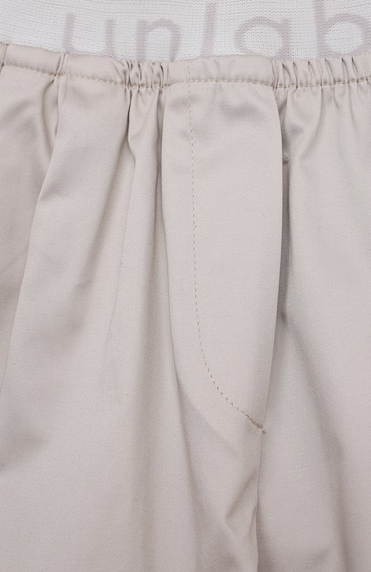 Хлопковые шорты Unlabel Бежевый, фото 3